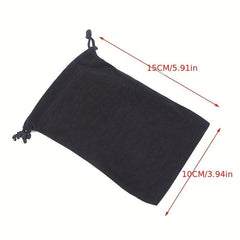 Cinch Flannel Bag for Card Storage