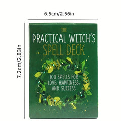Practical Witch Spell Deck Tarot Cards English Vision Board Games