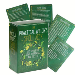 Practical Witch Spell Deck Tarot Cards English Vision Board Games