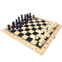 3 in 1 Foldable Wood Chess Set High Stickers