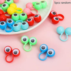 5pcs Big Eye Ring Tricky Toy for Halloween