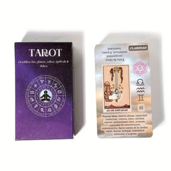 Tarot Cards Spanish Version Fate Fortune Telling Card Games