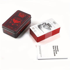 Occult Tarot In Tin Box Plated Edge Hot Sell Tarot Cards For Divination