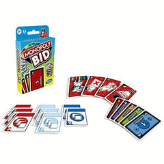 Monopoly Bid Game Quick Playing Card Game For 4 Players