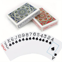 2 Pack Waterproof Jumbo Playing Cards Large Print Professional Poker Size