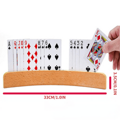 Wooden Playing Card Holder for Card Games