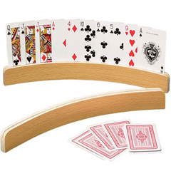 Wooden Playing Card Holder for Card Games
