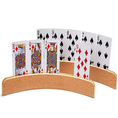 Wooden Playing Card Holder for Card Games