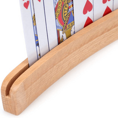 Wooden Playing Card Holder for Card Games