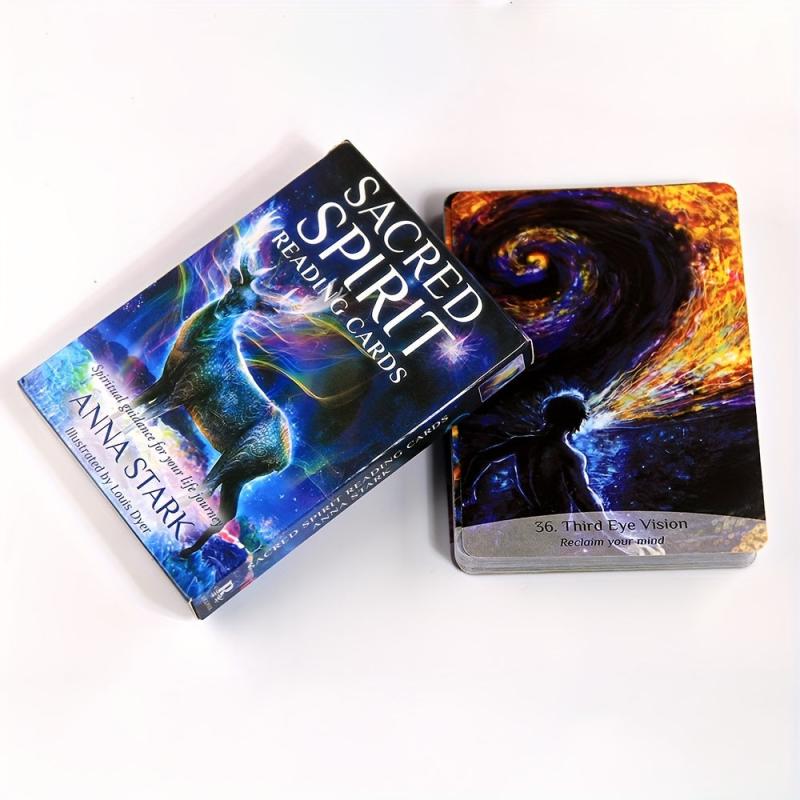 Sacred Spirit Reading Energy Cards Deck with Electronic Guidebook