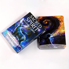 Sacred Spirit Reading Energy Cards Deck with Electronic Guidebook