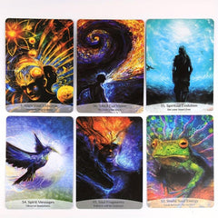 Sacred Spirit Reading Energy Cards Deck with Electronic Guidebook