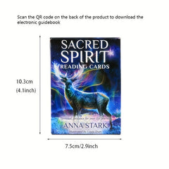 Sacred Spirit Reading Energy Cards Deck with Electronic Guidebook
