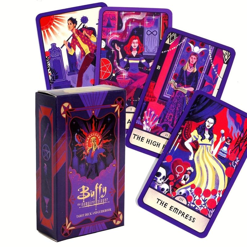 Buffy Tarot Deck Fortune Telling Game - Beautifully Illustrated