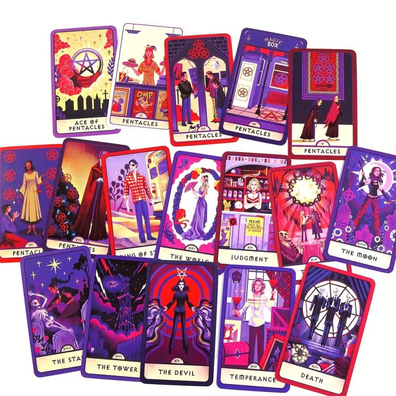 Buffy Tarot Deck Fortune Telling Game - Beautifully Illustrated