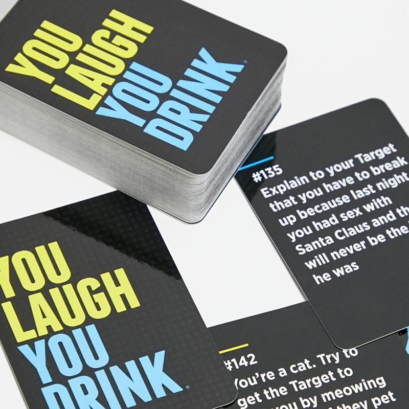 You Laugh You Drink Card Game - Hilarious Party Game