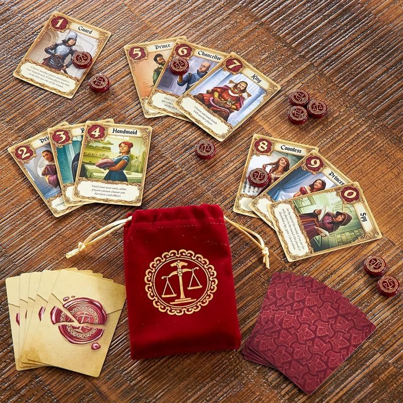 Love Letters Table Game Family Parties Couples Strategy Fun 5.12in x 3.15in