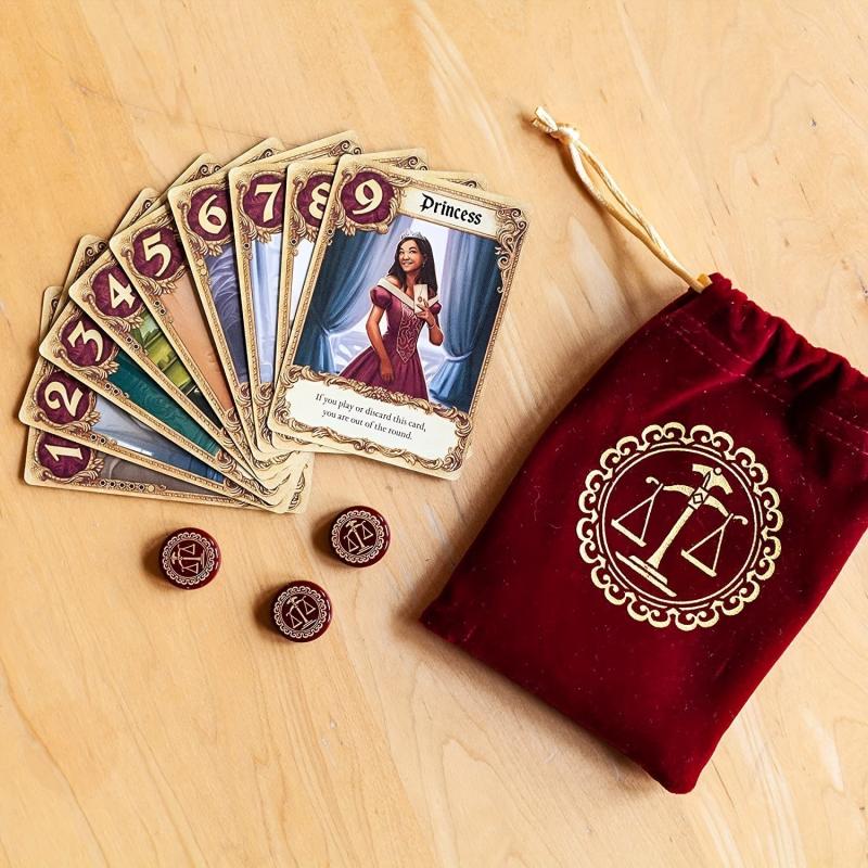 Love Letters Table Game Family Parties Couples Strategy Fun 5.12in x 3.15in