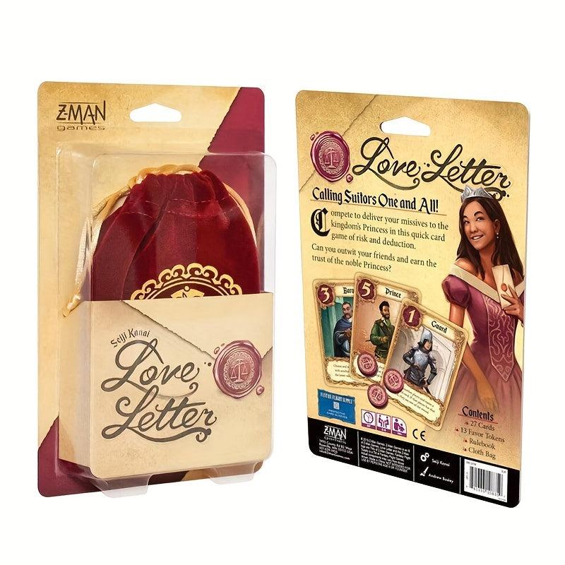 Love Letters Table Game Family Parties Couples Strategy Fun 5.12in x 3.15in