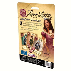 Love Letters Table Game Family Parties Couples Strategy Fun 5.12in x 3.15in