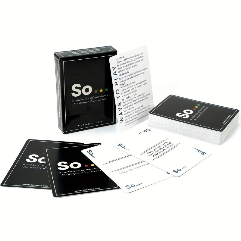 Conversation Starter Card Game for Adults and Families