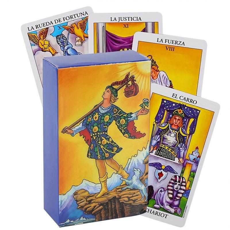 Spanish English Rider Waite Tarot Cards Deck Set