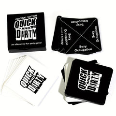 70pc Quick And Dirty Card Game Fun Game Cards