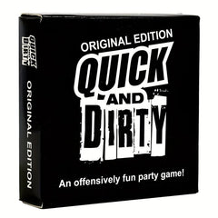 70pc Quick And Dirty Card Game Fun Game Cards