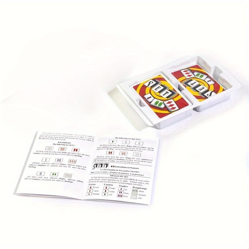 Visual Perception Family Card Game Race To Find Matches 81 Cards