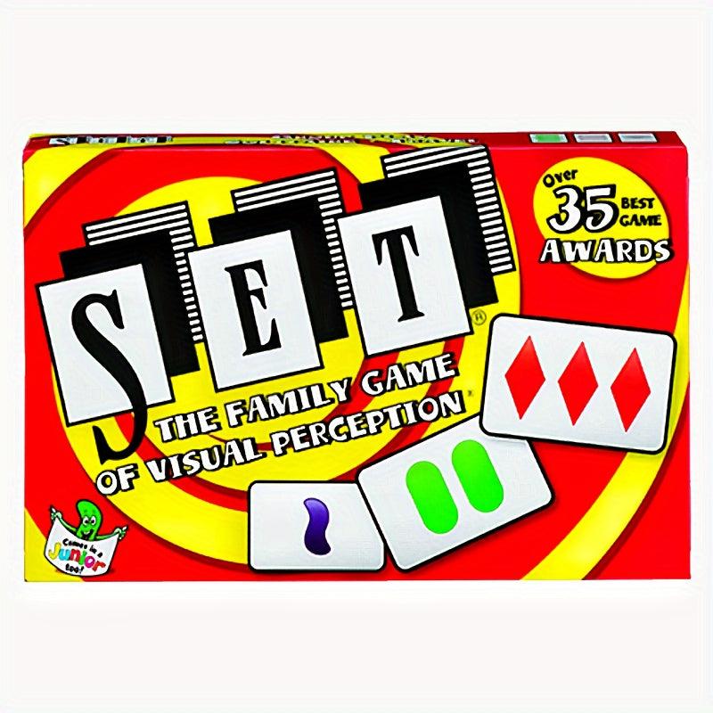 Visual Perception Family Card Game Race To Find Matches 81 Cards