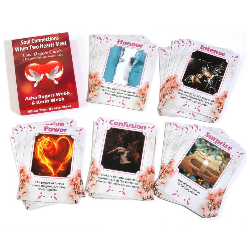 Soul Connections Love Oracle Cards Divination Fate Family Party Games