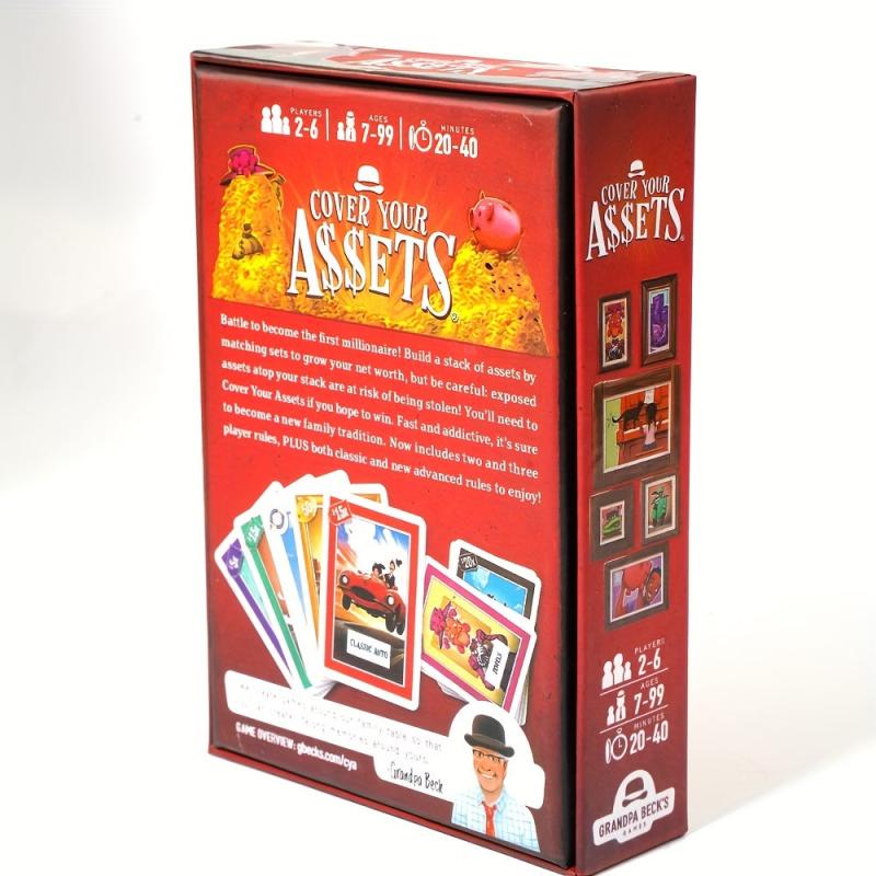 Grandpa Beck's Games Cover Your Assets Card Game Board Game