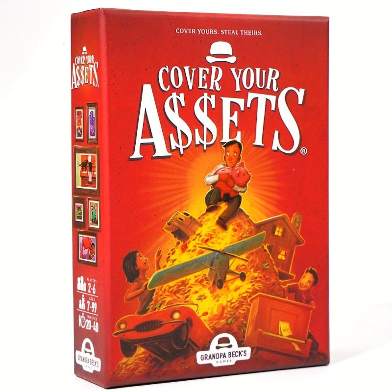 Grandpa Beck's Games Cover Your Assets Card Game Board Game