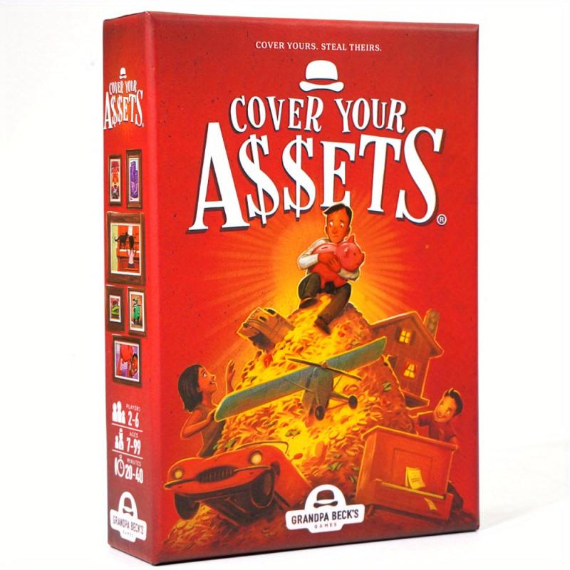 Grandpa Beck's Games Cover Your Assets Card Game Board Game