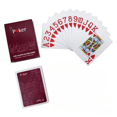Texas Plastic Playing Cards Frosted Poker Game Party Props