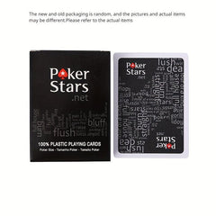 Texas Plastic Playing Cards Frosted Poker Game Party Props