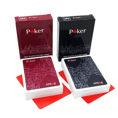 Texas Plastic Playing Cards Frosted Poker Game Party Props