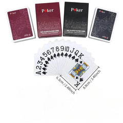 Texas Plastic Playing Cards Frosted Poker Game Party Props