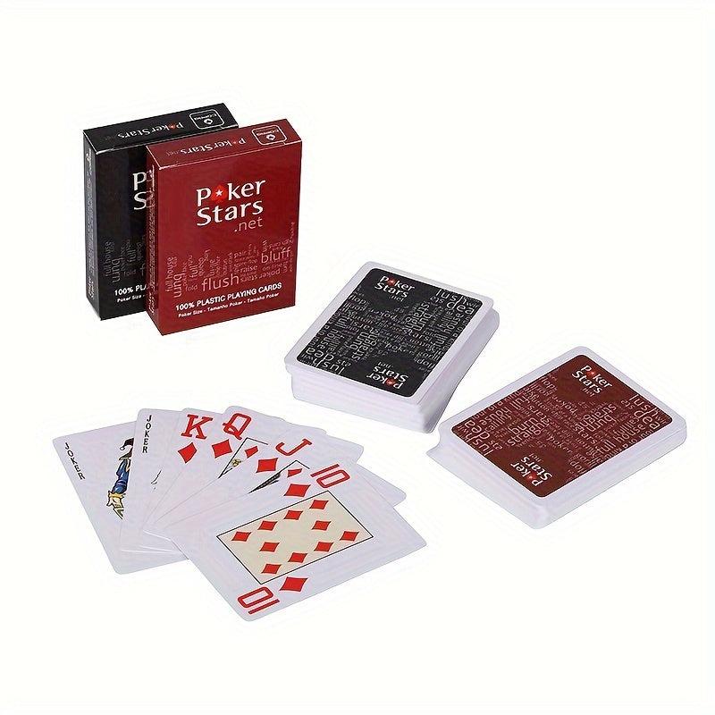 Texas Plastic Playing Cards Frosted Poker Game Party Props