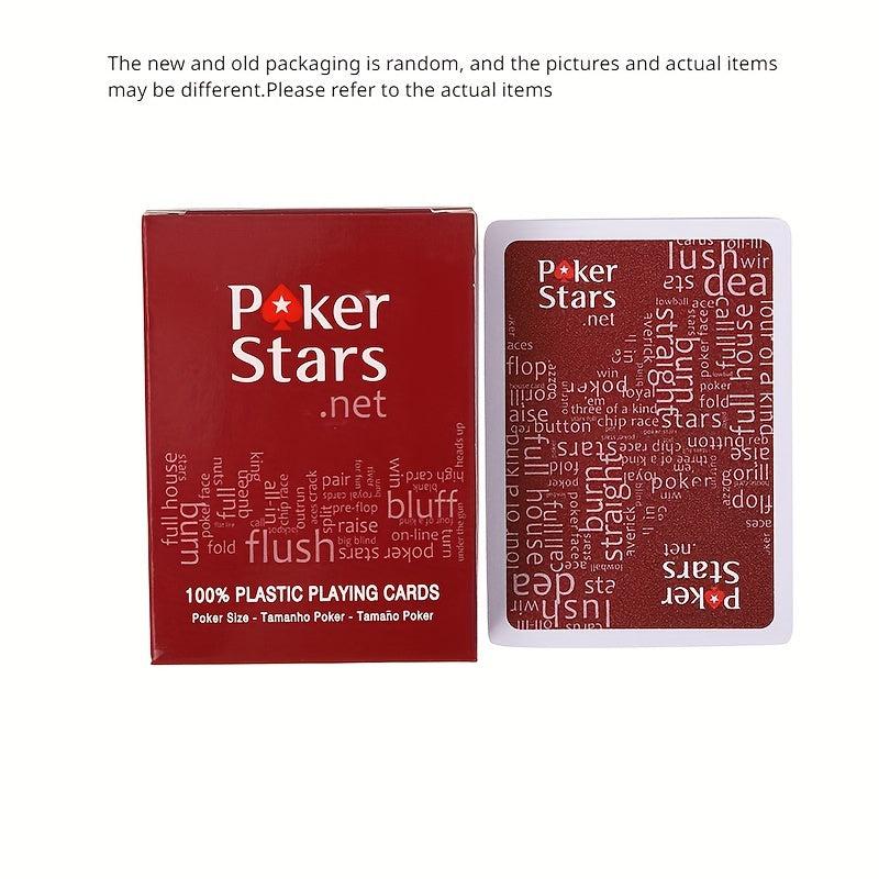 Texas Plastic Playing Cards Frosted Poker Game Party Props