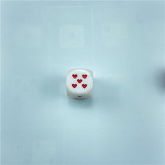 25mm Heart Shaped Dice for Home Parties & RPG Board Games