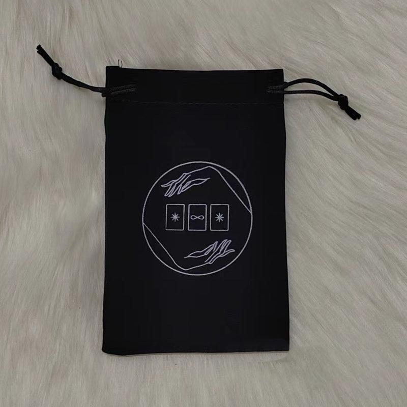 Velvet Moon Phase Goddess Dice Bag Tarots Storage Bag