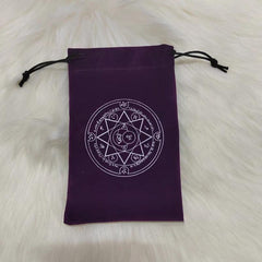 Velvet Moon Phase Goddess Dice Bag Tarots Storage Bag