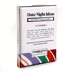 Date Night Box Scratch Off Card Game for Couples