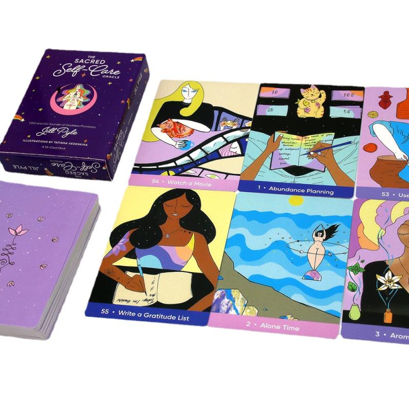 Sacred Self Care Oracle Cards - Fortune Telling Game