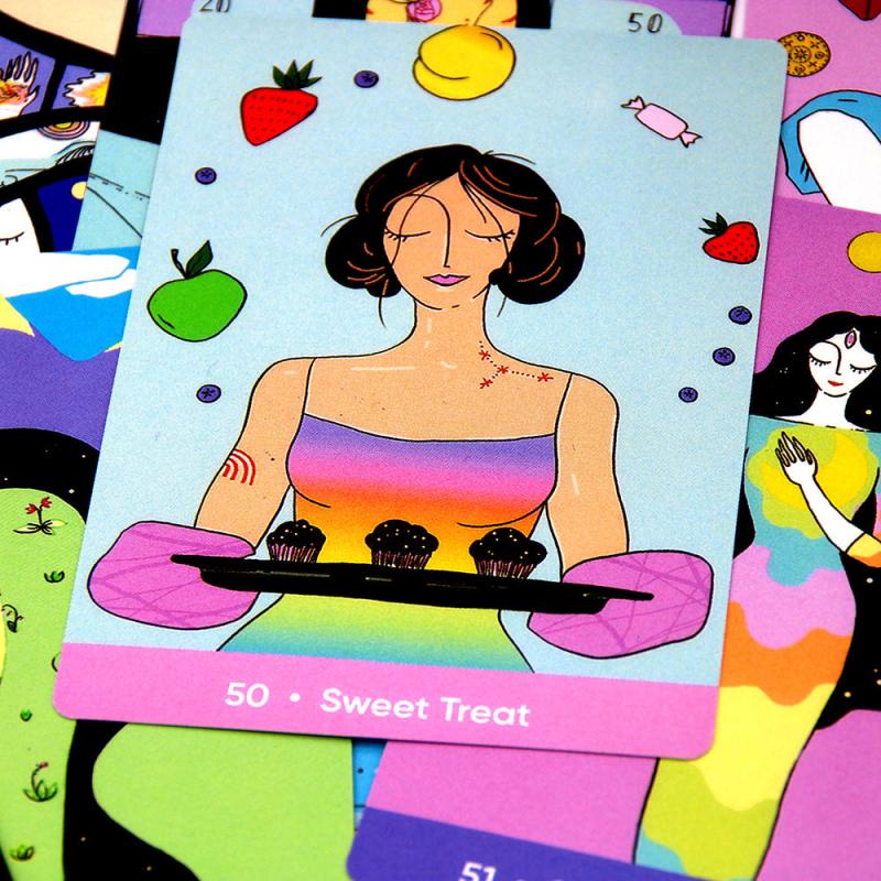 Sacred Self Care Oracle Cards - Fortune Telling Game