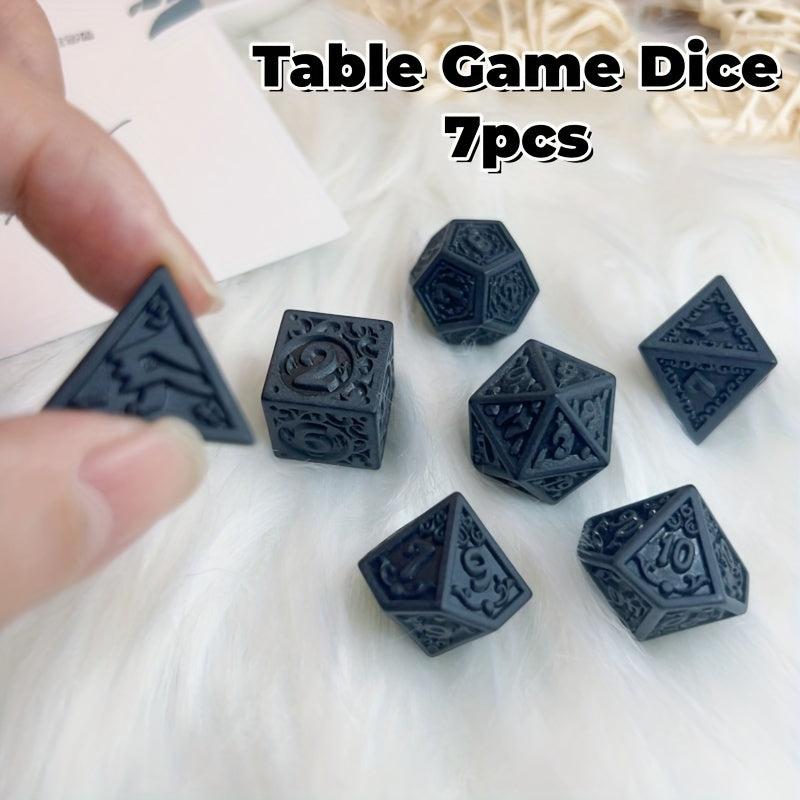 7pcs Acrylic Dice Table Games Role Playing & Family Party Favors