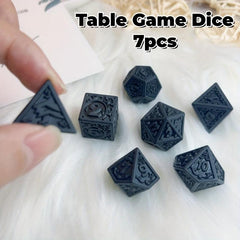 7pcs Acrylic Dice Table Games Role Playing & Family Party Favors