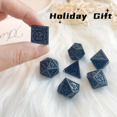 7pcs Acrylic Dice Table Games Role Playing & Family Party Favors