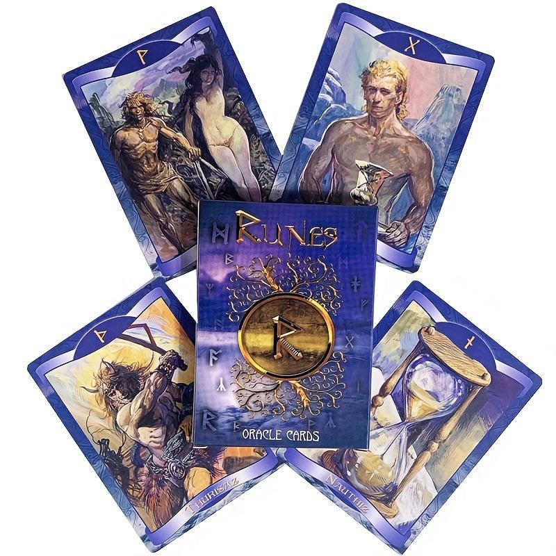 Runes Oracle Cards Decks for Divination and Guidance